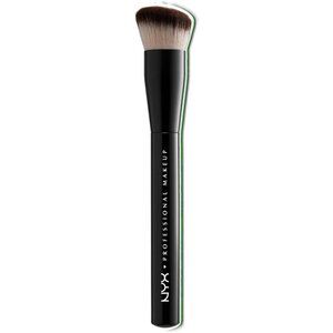 🆕 Makeup Black Foundation Brush Face With Angled Top Creates Smooth Finish Love